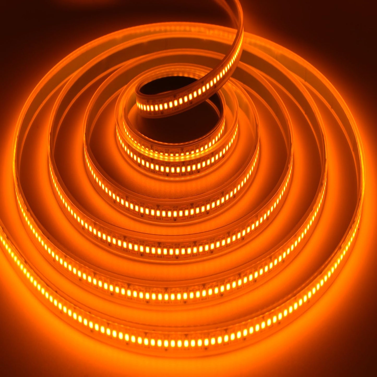 SUYOOULIN LED Strip Lights, SMD 2835 LED Strip, DC12V 1200LEDs 16.4Ft 26000LM High Density LED Light Strips Tube Waterproof IP67, 3 Times Brightness Than SMD3528 LED Strip, Orange