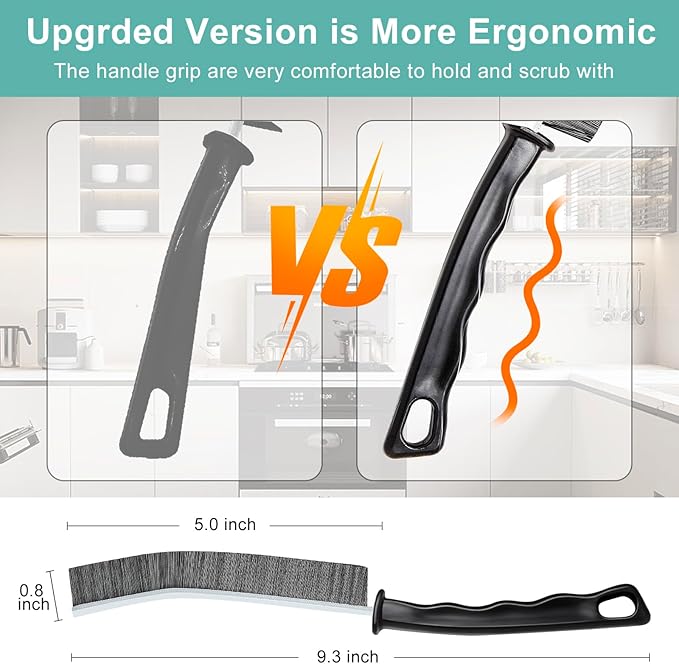Crevice Cleaning Brush，Hard-Bristled Grout Brush，2026 New Multifunctional Gap