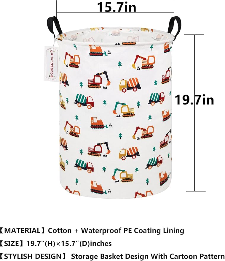 QUEENLALA Large Storage Basket, Laundry Hamper/Bathroom/Home Decor/Collapsible