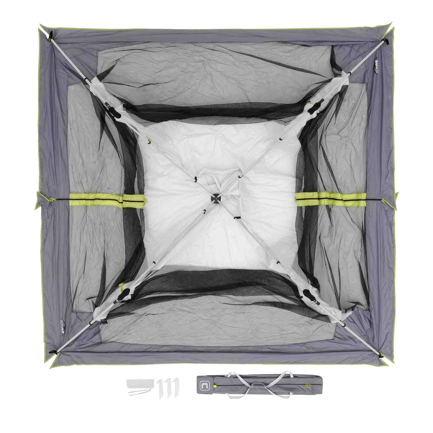 CORE 10’x10’ Instant Screen House | Folding and Portable Large Pop Up Tent Gazebo Canopy Shelter with Included Carry Bag | Perfect for Family Camping, Outdoor, Picnic, Backyards, and Tailgate