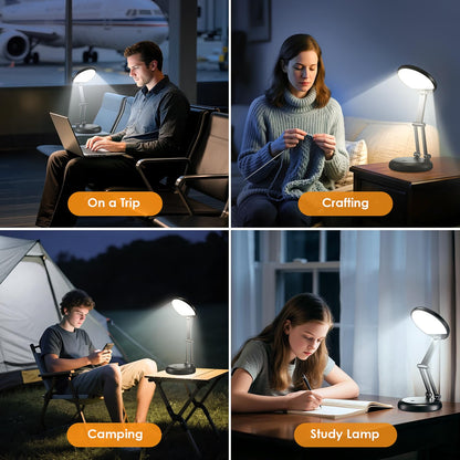 Rechargeable Lamp Desk Lamp,3600mAh Battery Lamp Desk Light,10 Brightness Rechargeable Table Lamp,Cordless Lamp Wireless Lamp,Battery Operated Lamp Rechargeable Light,Reading Lamp USB Light USB Lamp