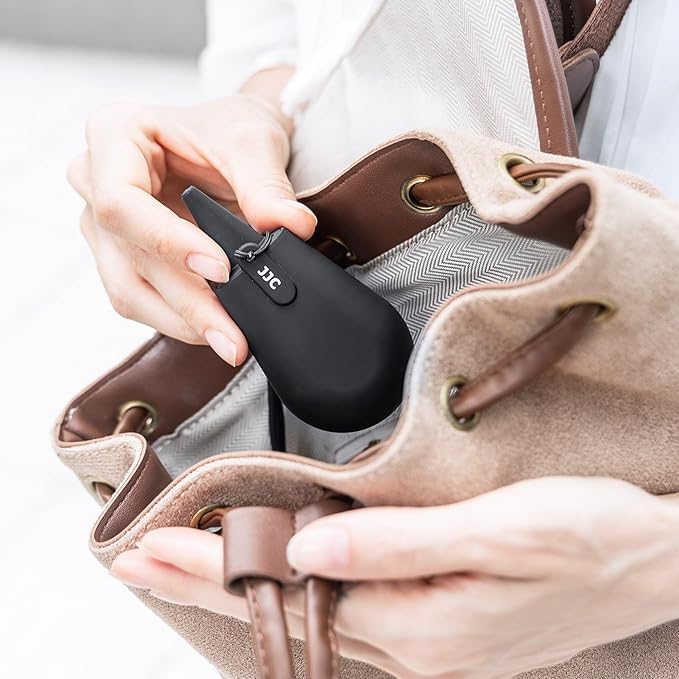 JJC Pocket-Sized Silicone Camera Dust Blower Lens Air Blower, Small Camera Lens