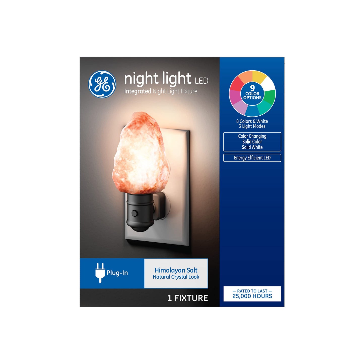GE Himalayan Salt Night Light 9-Color (1-Pack) (FR)