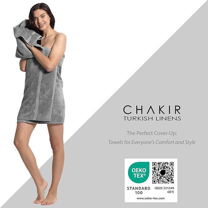 Chakir Turkish Linens, 100% Cotton Premium Quality Turkish Bath Sheets