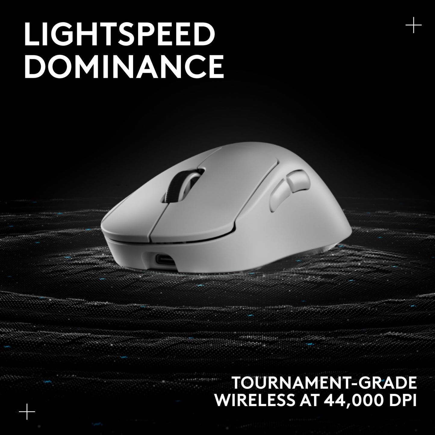 Logitech G PRO X SUPERLIGHT 2 Wireless Gaming Mouse, 60g Pro-Grade with 5 Programmable Buttons, 44k DPI Sensor, 8kHz Report Rate, USB-C Charging for PC/Mac - Black