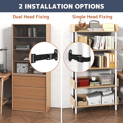 Anti Tip Furniture Anchors, Heavy Duty Furniture Wall Anchor, Earthquake Proof