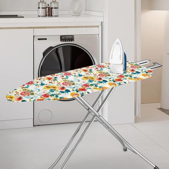 Vintage Floral Ironing Board Cover and Pad 15x54