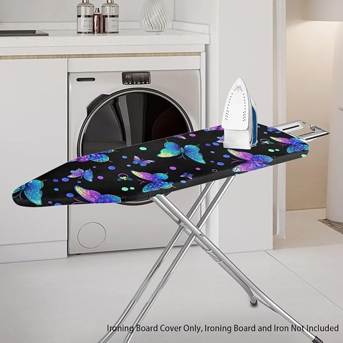 Butterfly Ironing Board Cover and Pad Heat Insulation Covers Stain Resistant