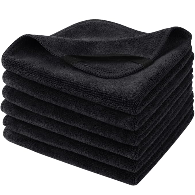 SINLAND Microfiber Facial Cloths Fast Drying Washcloth 12inch x 12inch