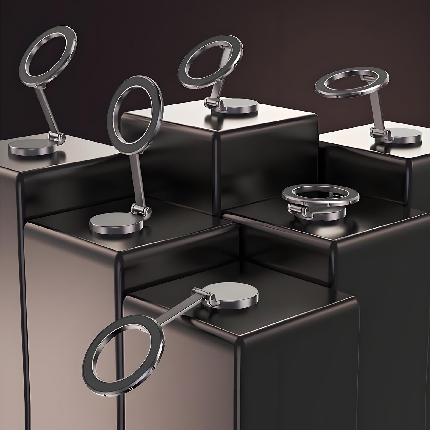 Ultra Magnetic Car Phone Holder, Compatible with MagSafe Car Mount, Car Accessories for iPhone, Car Mount Magnet Phone Holder for Car, Fit for iPhone 16, 15, 14, 13, Series, Black