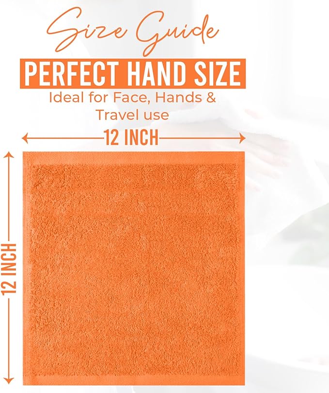 DAN RIVER 24 Pack Wash Cloths for Showering