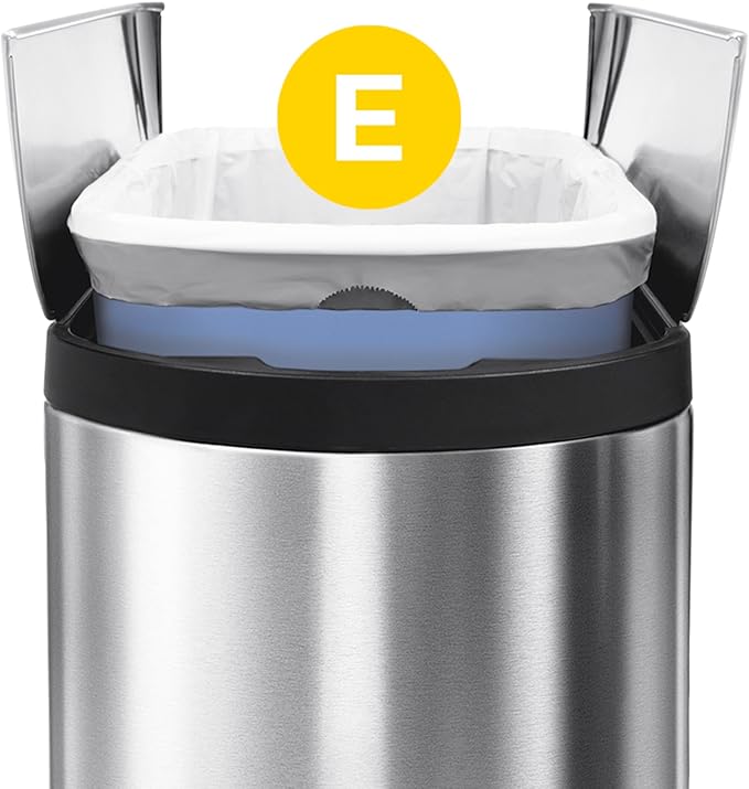 simplehuman Code E 200 Count, Dispenser Pack Custom Fit Liners, Drawstring