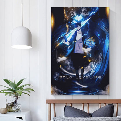 SIPMAN Solo Leveling Anime Canvas Print Home Decorations Posters For Room Aesthetic Wall Art Poster Unframe 12x18inch(30x45cm)