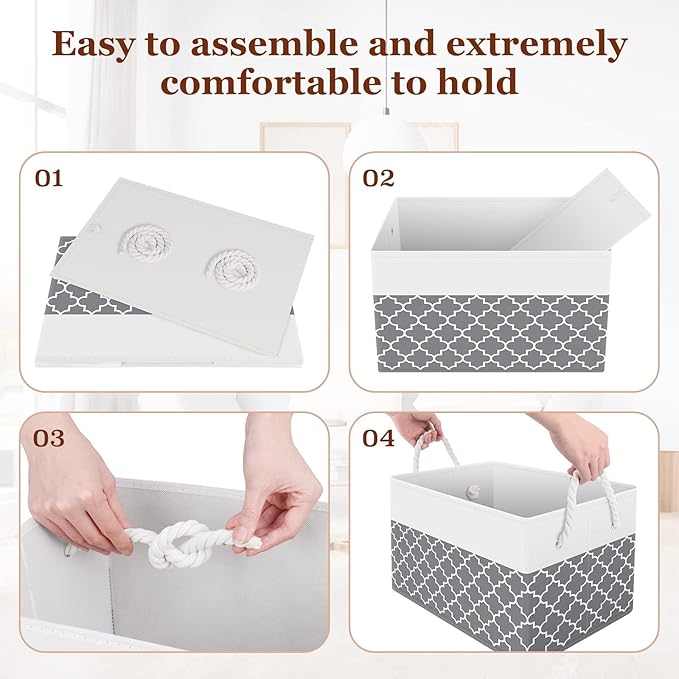 Fab totes Storage Bins, Foldable Storage Baskets