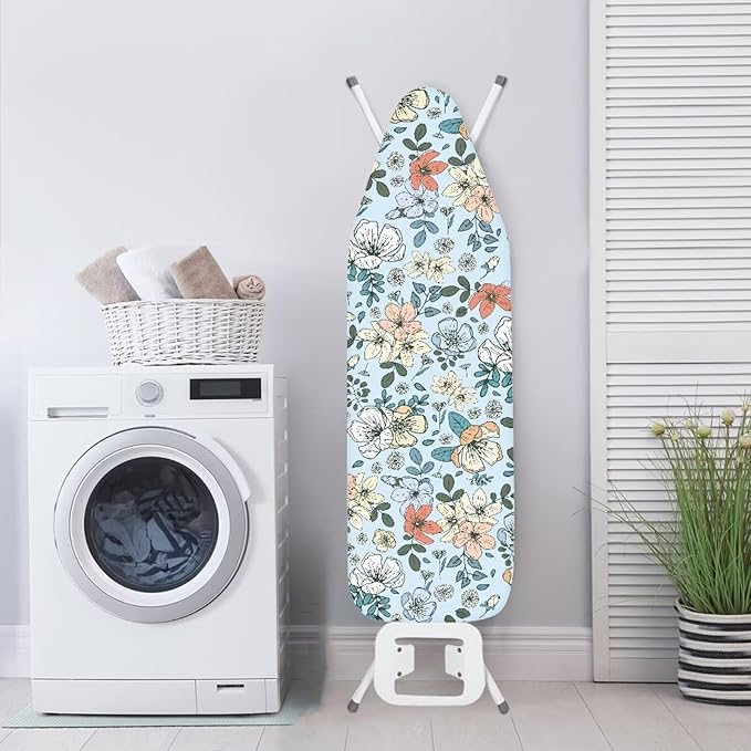 Dense Flower Ironing Board Cover and Pad Cover