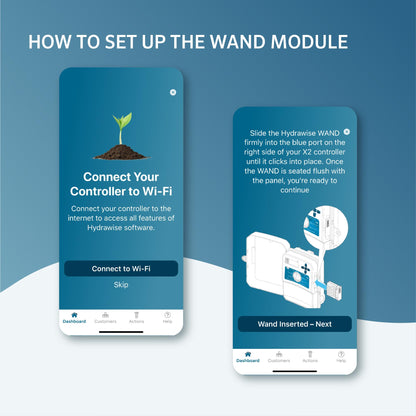 Hunter Wand Smart WiFi Module for X2 Sprinkler Controller, Hydrawise App, Remote Scheduling, 2.4GHz WiFi Only, Supports Bluetooth, Wi-Fi Direct & WPS Setup
