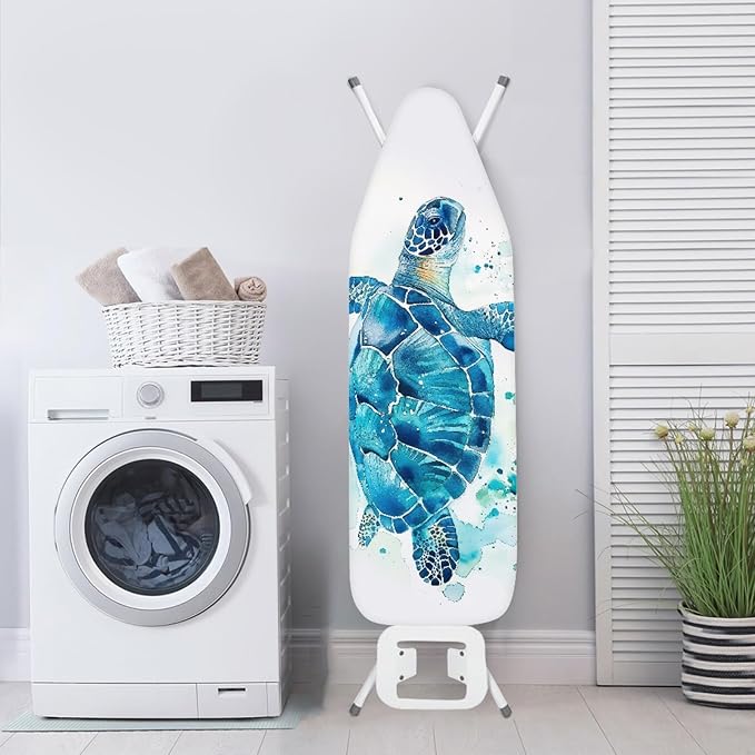 GLENLCWE Blue Sea Turtle Ironing Board Cover
