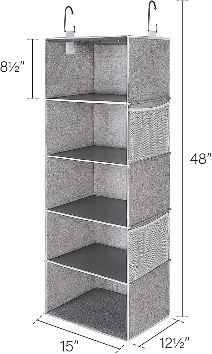 StorageWorks 5-Shelf Hanging Shelves