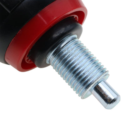 safycaby 1 PCS M16 Pop Pull Pin Knob Pull Pin Spring Knob Replacement Parts for Home Exercise Bike Height Adjustment Screw Equipment Red