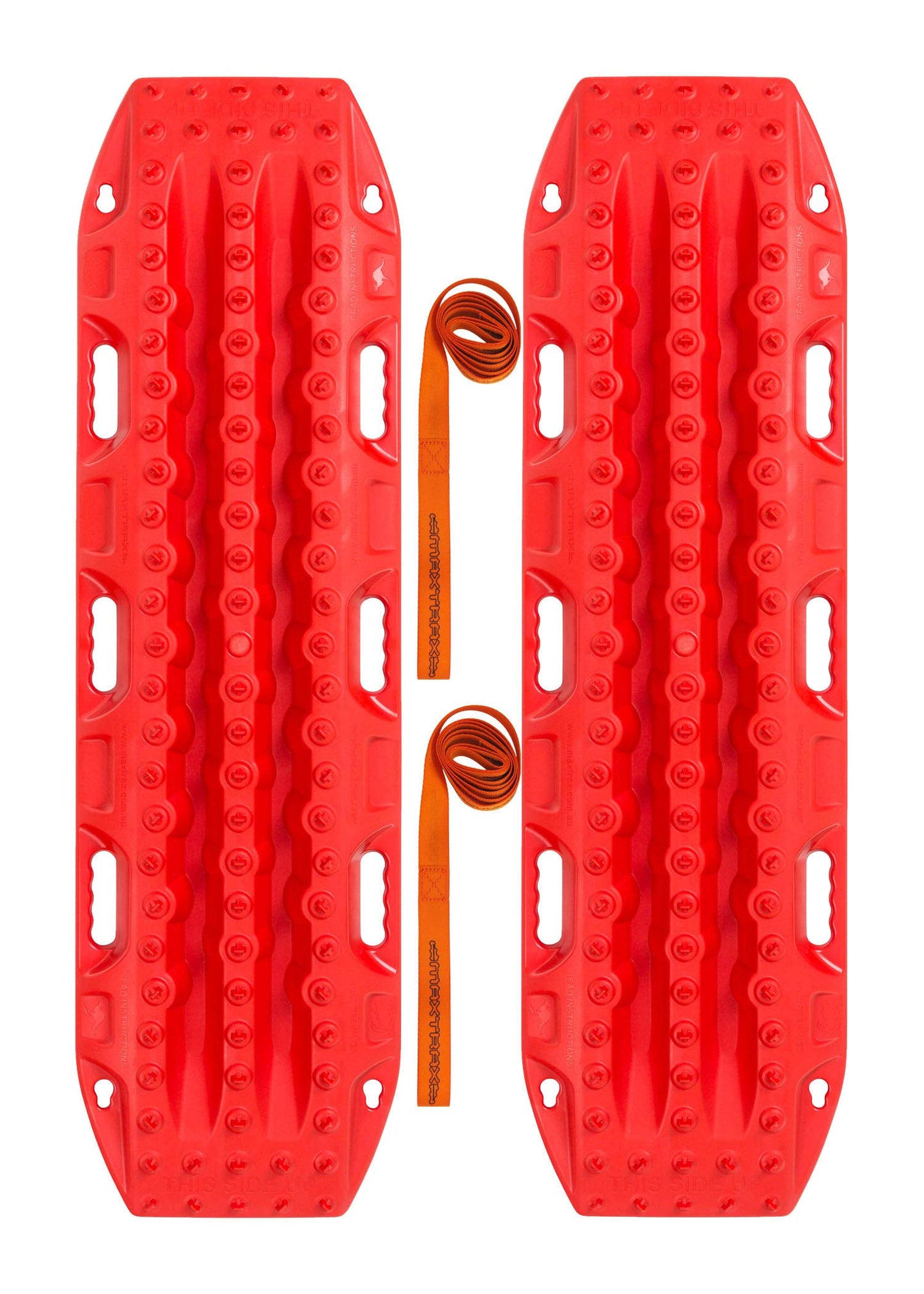 MAXTRAX | MKII FJ Red Vehicle Recovery Board | for 4WD, UV-Stabilized Flexible Nylon Material (MTX02FJR)