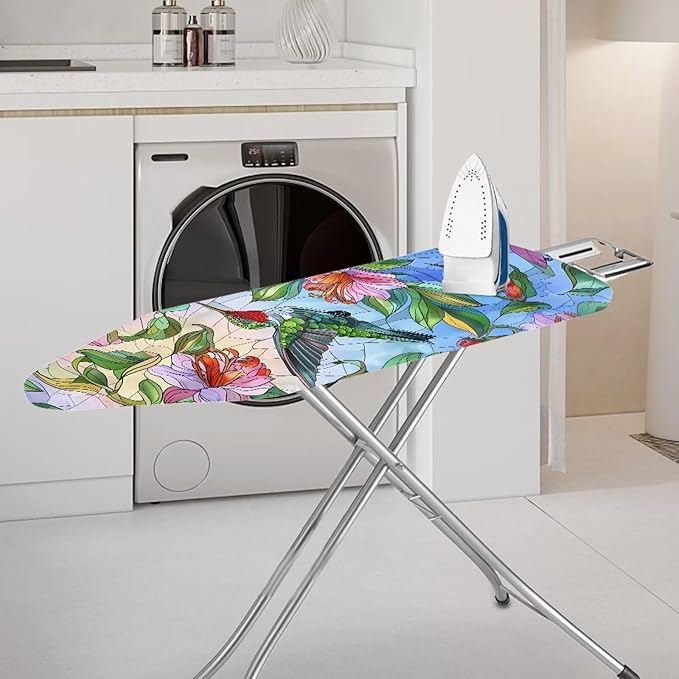 Hummingbird Ironing Board Covers 16 x 54 Inch, Easy Fit, Scorch Resistant