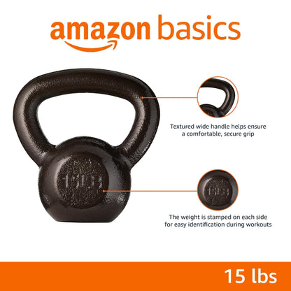Amazon Basics Cast Iron Kettlebell