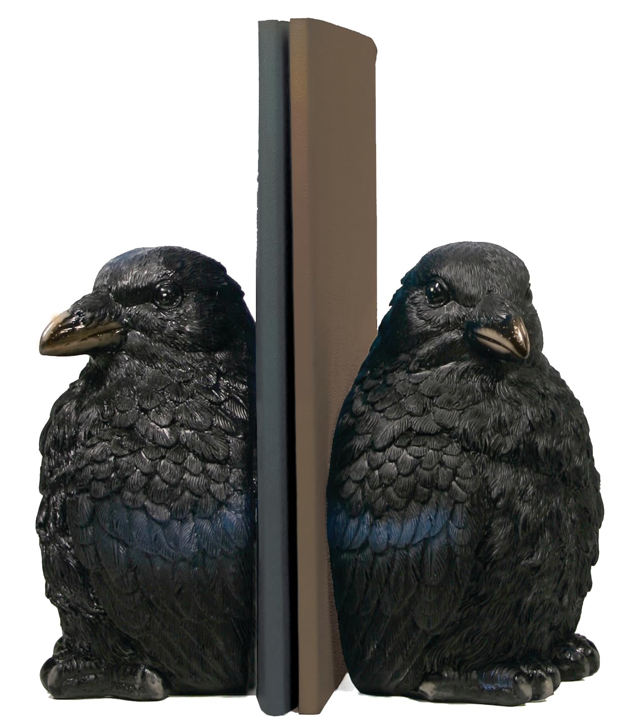 Streamline Imagined Raven Bookends Decor for Home