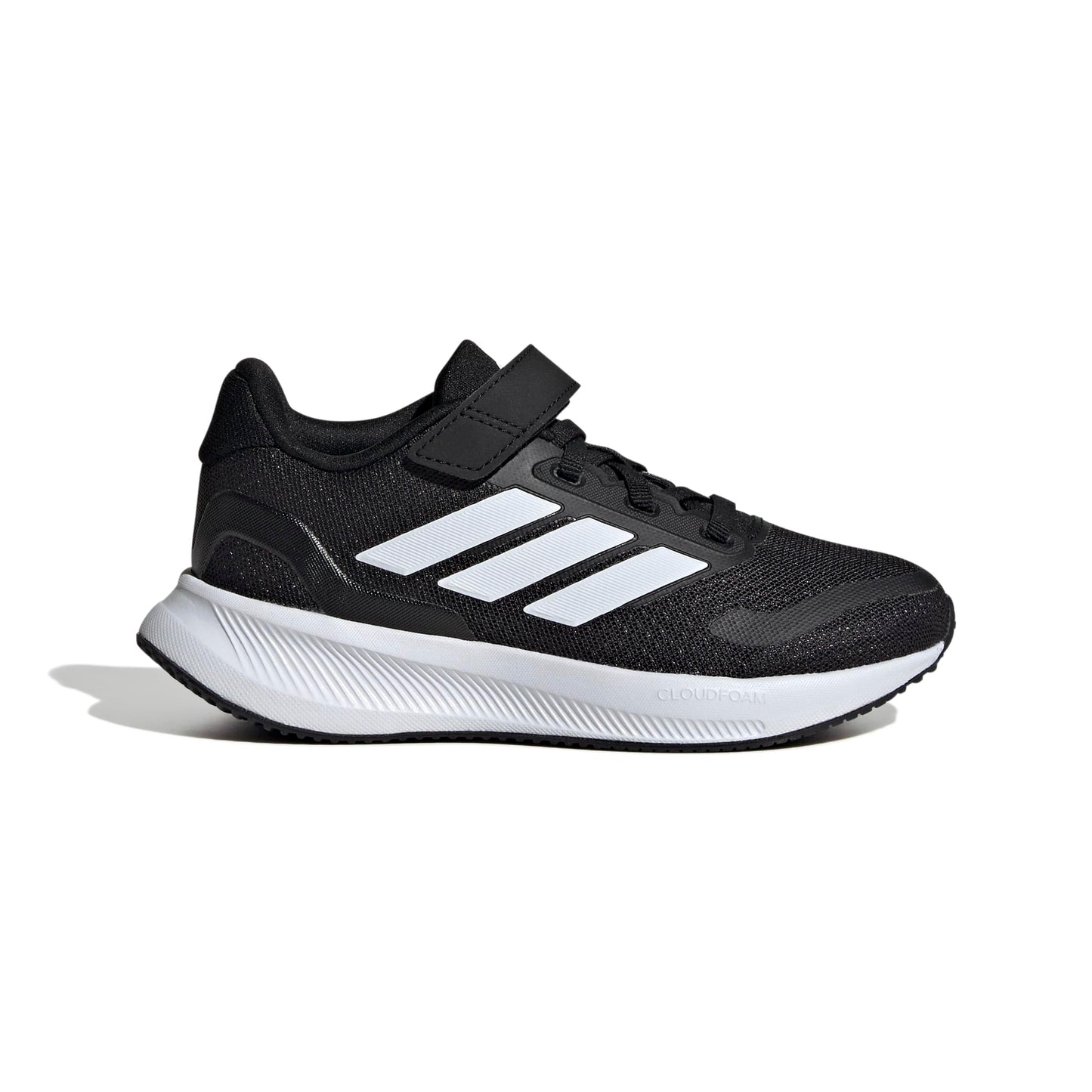 adidas RUNFALCON 5 Shoes Kids Running, Core Black/Cloud White/Cloud White, 2.5 UK