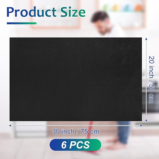 Newwiee 6 Pcs Extra Large Microfiber Cleaning Cloth 30" x 20" Washable Reusable