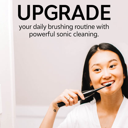 Tao Clean UV Sanitizing Sonic Toothbrush and Cleaning Station, Electric Toothbrush, Dual Speed Setting, White