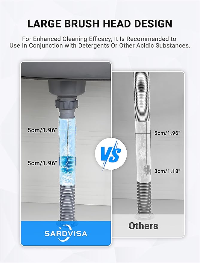Flexible Long Drain Brush Tool