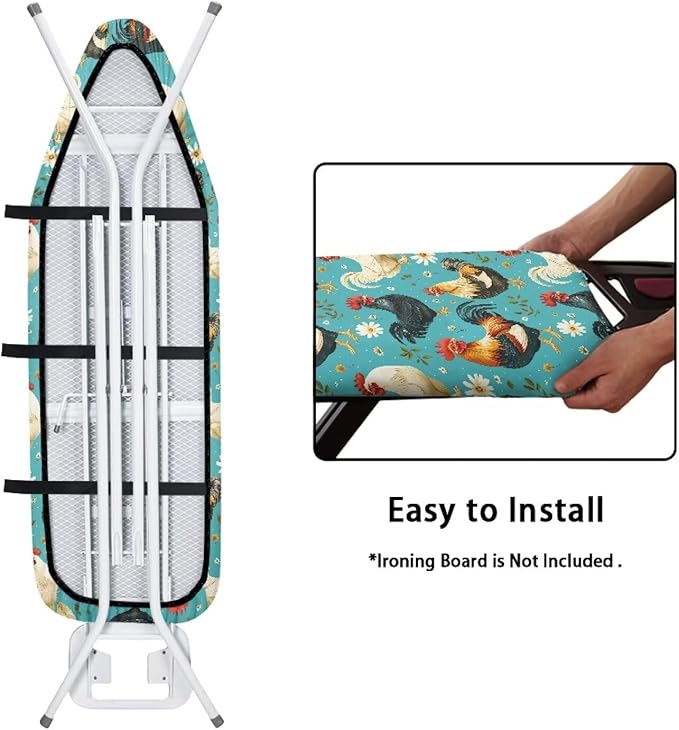 Rooster Ironing Board Covers Fits Standard Sizes Ironing Board Protector