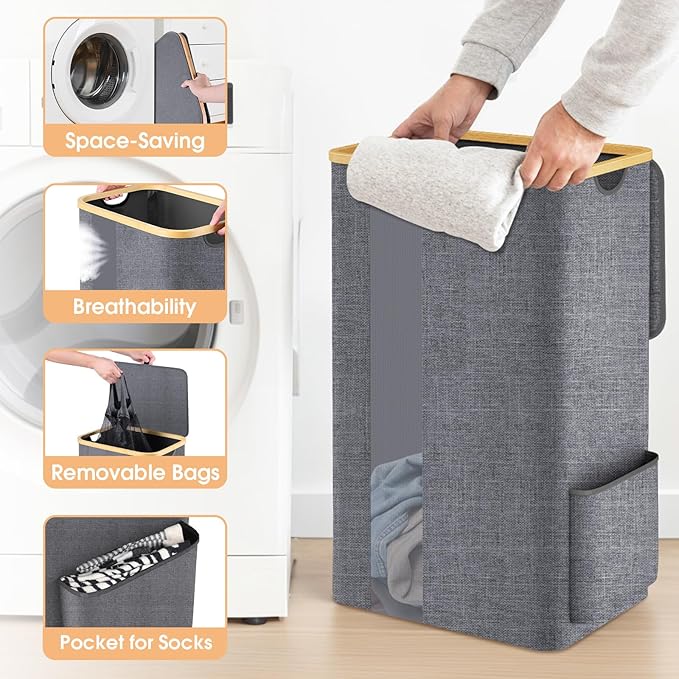 Laundry Basket Clothes Hamper