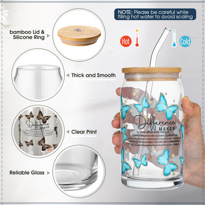 Skylety 18 Pcs Difference Maker Thank You Gifts for Women Administrative Professional Day Bulk Appreciation Gifts for Employee Volunteer Office Staff Coworker Teacher Coach Nurse Work Team(Stylish)