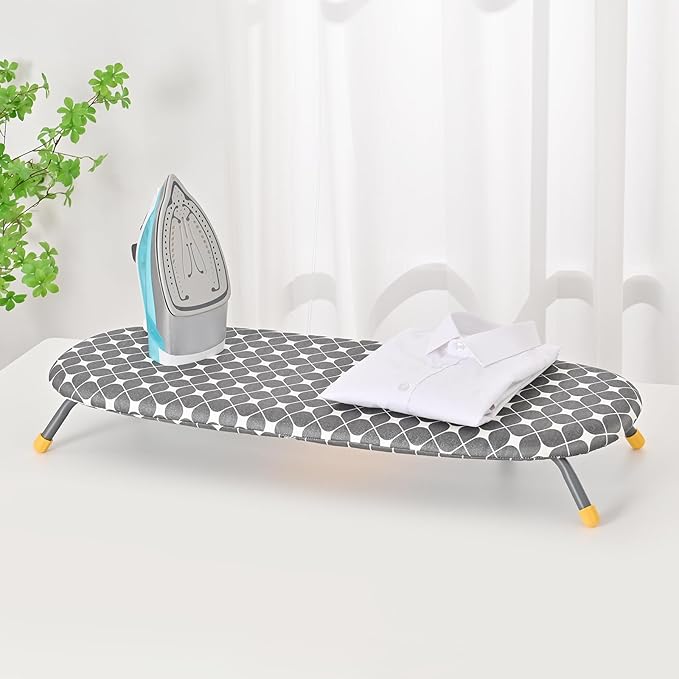 APEXCHASER Foldable Ironing Board, Tabletop Small Iron Board