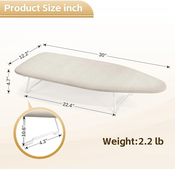Small Ironing Board Tabletop