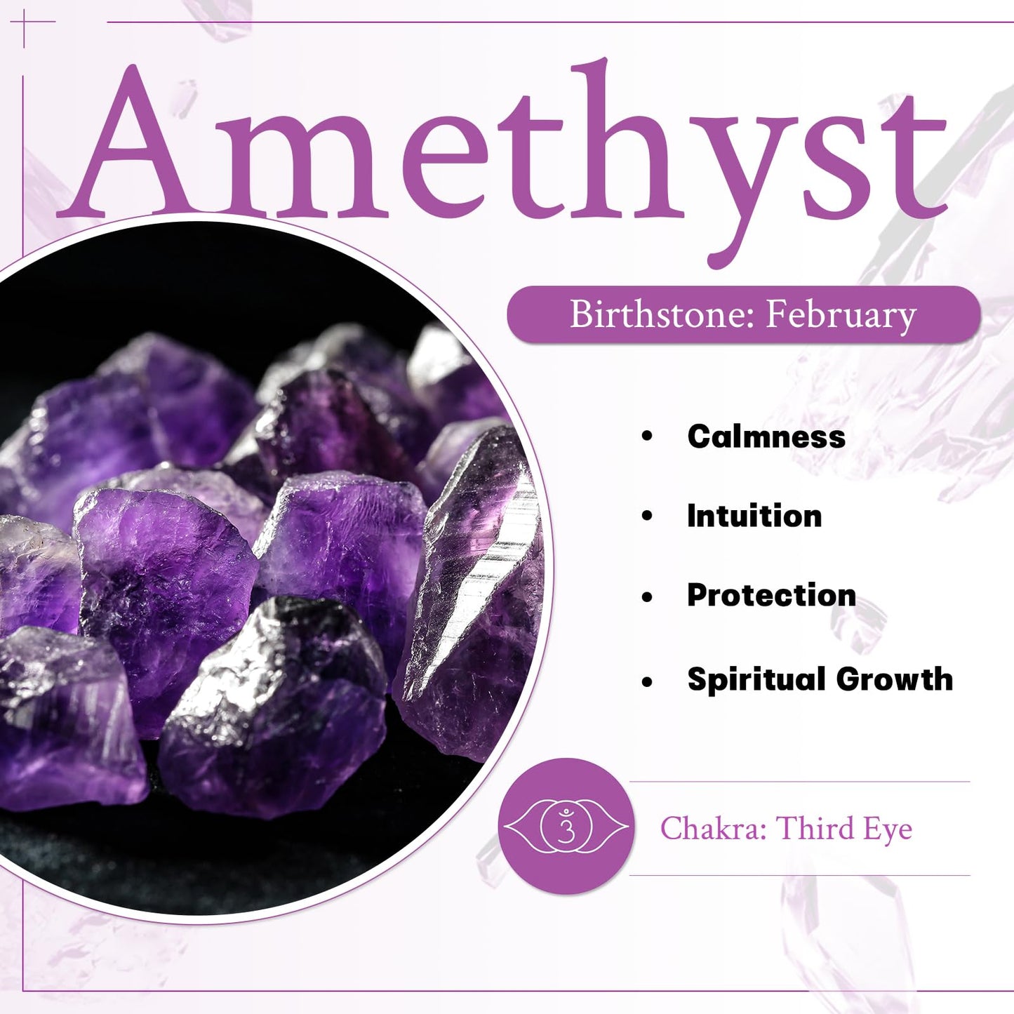 mookaitedecor Amethyst Crystal Tree, Quartz Cluster Rainbow Titanium Crystals Base Bonsai Money Tree for Wealth and Luck