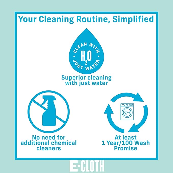 E-Cloth Deep Clean Mop Head, Microfiber Mop Head Replacement