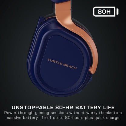 Turtle Beach Stealth 700 Gen 3 Wireless Multiplatform Amplified Gaming Headset for Xbox Series X|S, Xbox One, PC, PS5, Mobile – 60mm Drivers, AI Noise-Cancelling Mic, Bluetooth, 80-Hr Battery – Cobalt