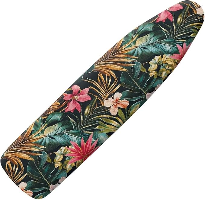 Leaves Floral Ironing Board Covers Standard Stylish Washable Ironing Board