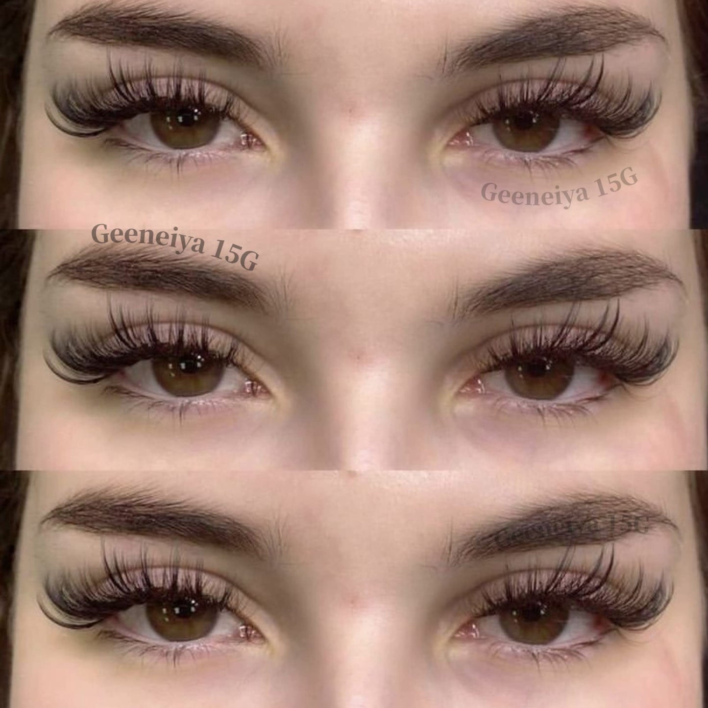 Geeneiya Lashes Wispy Mink Natural Eyelashes Spikes Lash Extensions Look Fluffy False Eyelashes 18mm Long Strip Lashes Cat Eye Eyelashes Fairy Look 7 Pairs Multipack