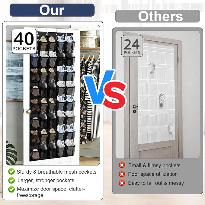 Over the Door Shoe Organizer