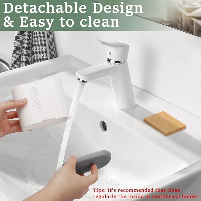Toothbrush and Toothpaste Holder