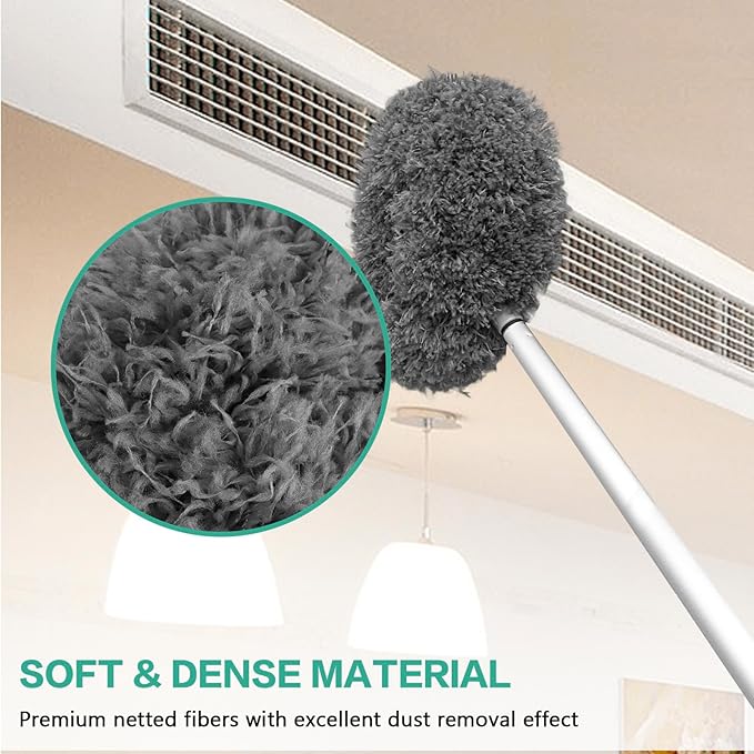 Ceiling Fan Cleaner Duster Reusable Microfiber Ceiling Fan Blade Cleaner