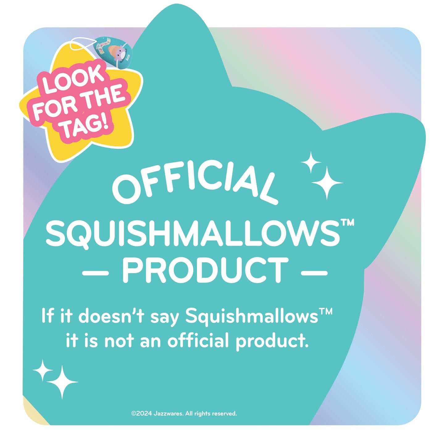Squishmallows Original 8-Inch Jack Skellington - Nightmare Before Christmas - Official Jazwares Plush - Collectible Soft & Squishy Stuffed Animal Toy - Gift for Kids, Girls & Boys