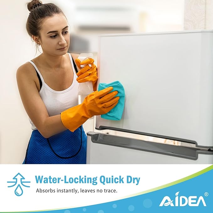 AIDEA Microfiber Cleaning Cloth-50PK, Soft Microfiber Towels