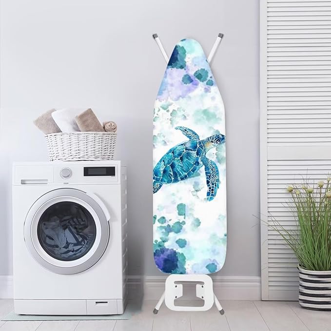 Boho Sea Turtle Ironing Board Cover and Pad Heat Resistance & Resist Scorching