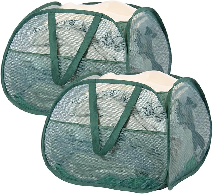 Collapsible Laundry Basket, 90L Foldable Pop Up Laundry Hamper