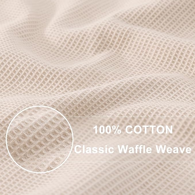 Homaxy 100% Cotton Waffle Weave Dish Cloths