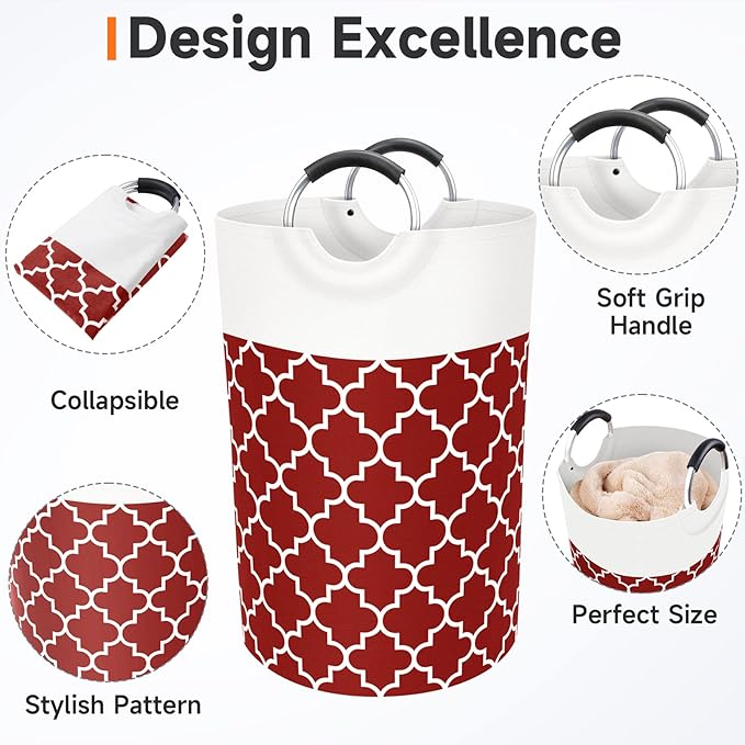 Large Laundry Basket Laundry Hamper Bag Washing Bin Clothes Bag Collapsible Tall